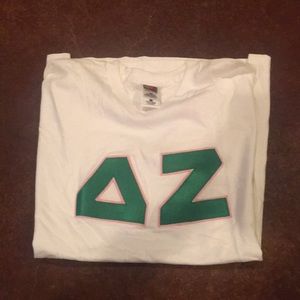 Delta Zeta letters shirt